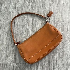 Leather Coach Baguette Bag